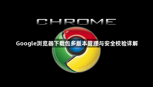 Google浏览器下载包多版本管理与安全校验详解1