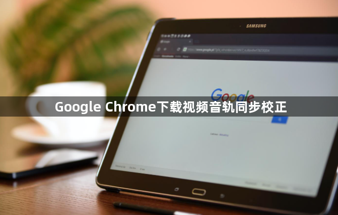 Google Chrome下载视频音轨同步校正1