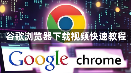 谷歌浏览器下载视频快速教程1