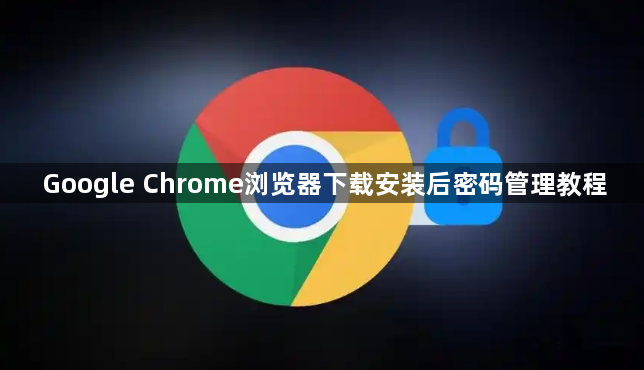 Google Chrome浏览器下载安装后密码管理教程1