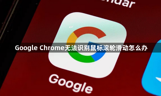 Google Chrome无法识别鼠标滚轮滑动怎么办1