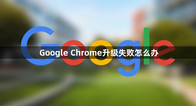 Google Chrome升级失败怎么办1