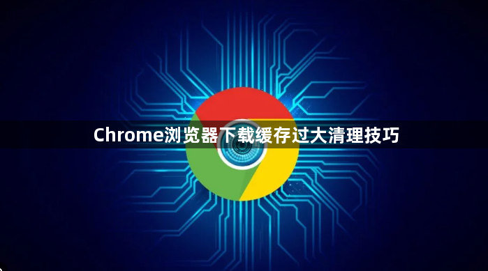 Chrome浏览器下载缓存过大清理技巧1