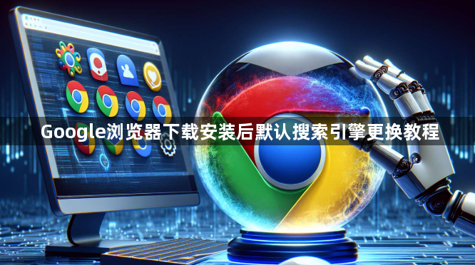 Google浏览器下载安装后默认搜索引擎更换教程1