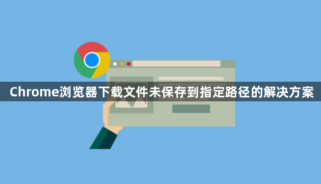 Chrome浏览器下载文件未保存到指定路径的解决方案1