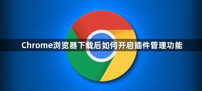 Chrome浏览器下载后如何开启插件管理功能1