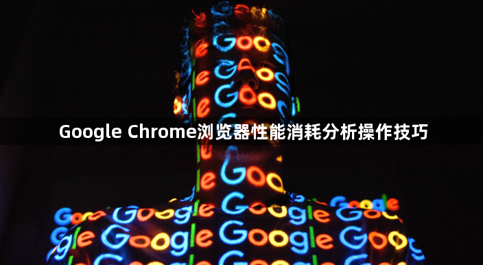 Google Chrome浏览器性能消耗分析操作技巧1