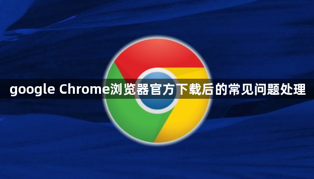 google Chrome浏览器官方下载后的常见问题处理1