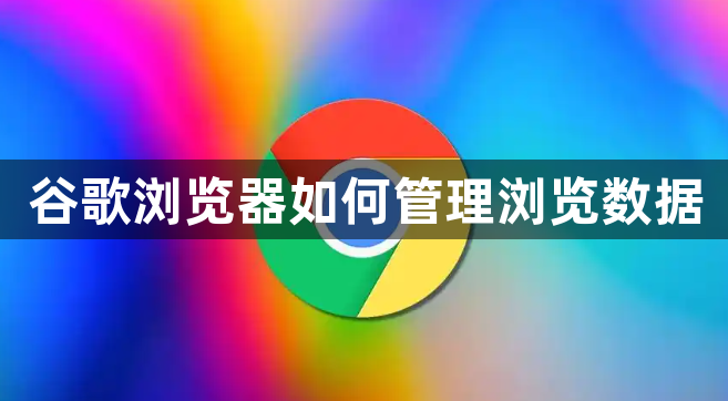 谷歌浏览器如何管理浏览数据1