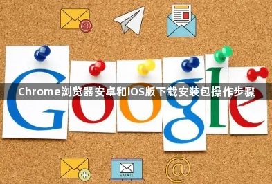 Chrome浏览器安卓和iOS版下载安装包操作步骤1