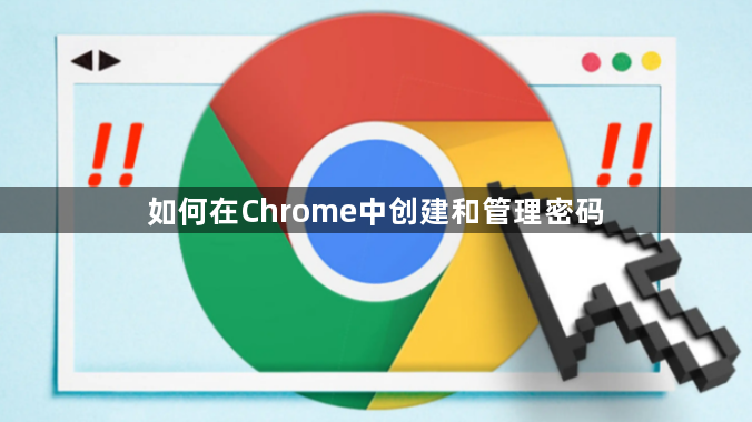 如何在Chrome中创建和管理密码1