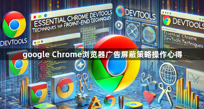google Chrome浏览器广告屏蔽策略操作心得1