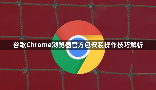 谷歌Chrome浏览器官方包安装操作技巧解析1