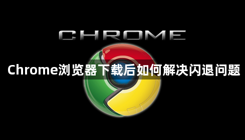 Chrome浏览器下载后如何解决闪退问题1