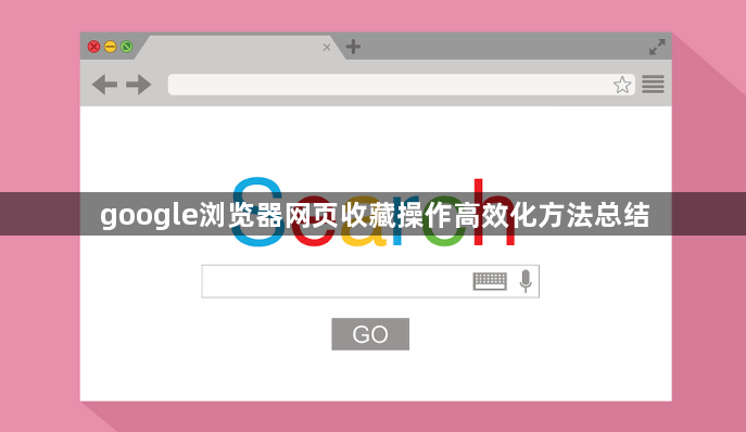 google浏览器网页收藏操作高效化方法总结1