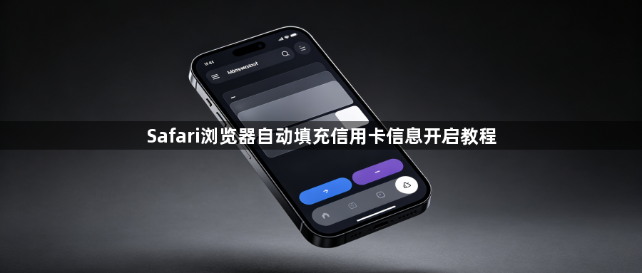 Safari浏览器自动填充信用卡信息开启教程1