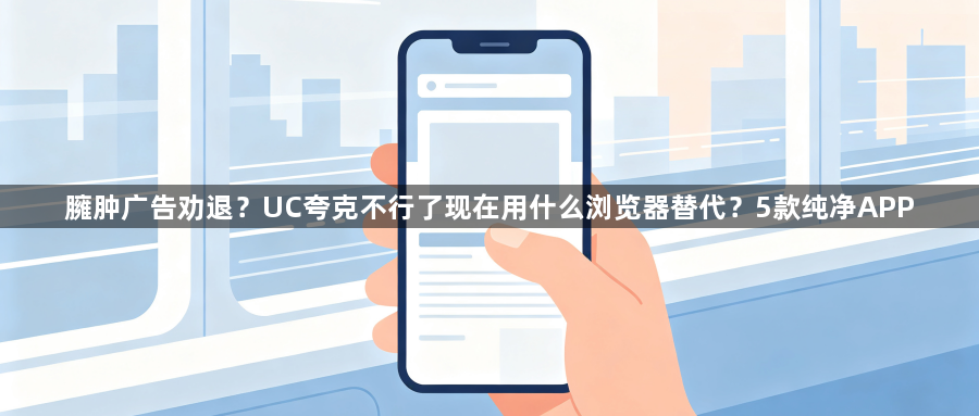 臃肿广告劝退？UC夸克不行了现在用什么浏览器替代？5款纯净APP1