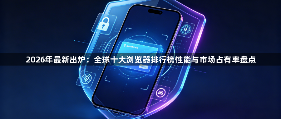 2026年最新出炉：全球十大浏览器排行榜性能与市场占有率盘点1