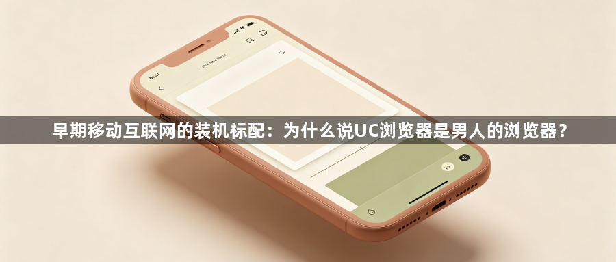 早期移动互联网的装机标配:为什么说UC浏览器是男人的浏览器?1