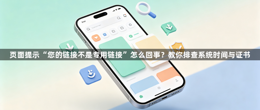 页面提示“您的链接不是专用链接”怎么回事？教你排查系统时间与证书1