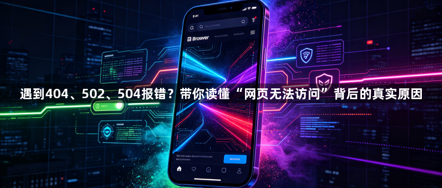 遇到404、502、504报错？带你读懂“网页无法访问”背后的真实原因1