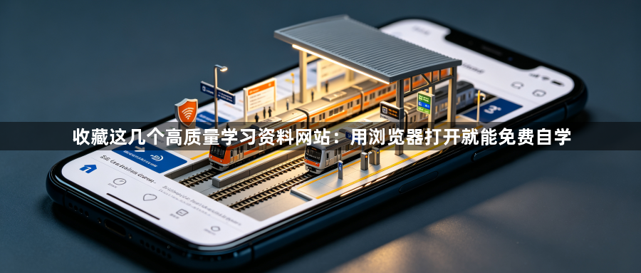 收藏这几个高质量学习资料网站：用浏览器打开就能免费自学1