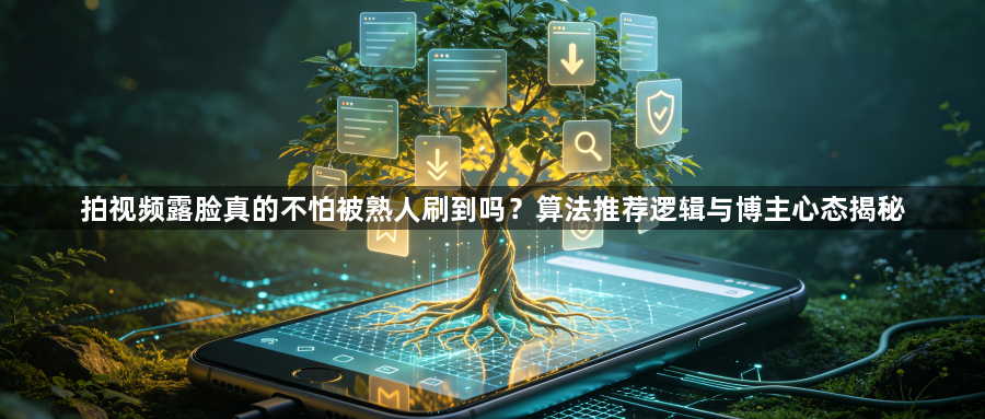 拍视频露脸真的不怕被熟人刷到吗？算法推荐逻辑与博主心态揭秘1