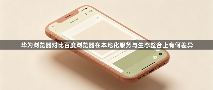 华为浏览器对比百度浏览器在本地化服务与生态整合上有何差异1