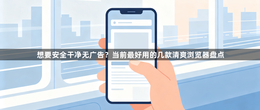 想要安全干净无广告？当前最好用的几款清爽浏览器盘点1