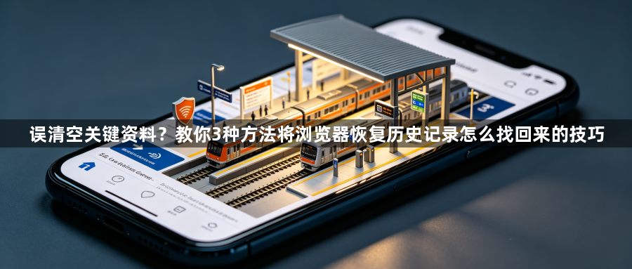 误清空关键资料?教你3种方法将浏览器恢复历史记录怎么找回来的技巧1