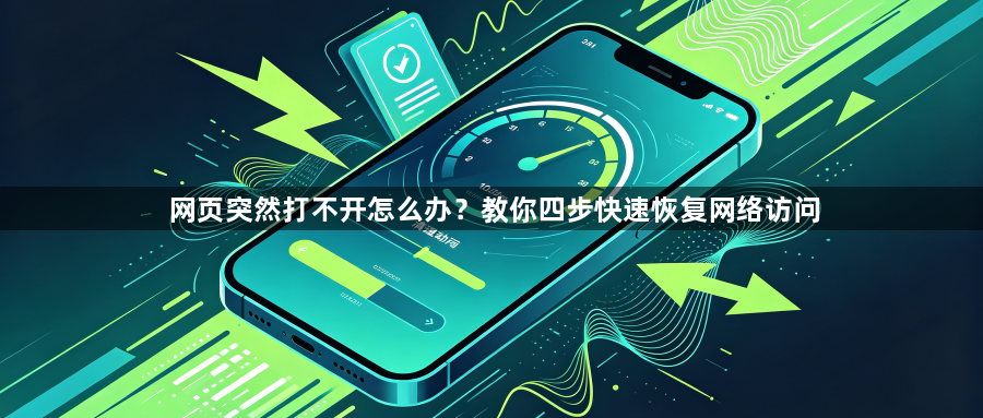 网页突然打不开怎么办?教你四步快速恢复网络访问1