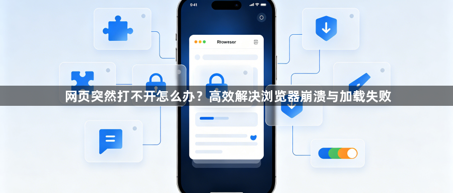 网页突然打不开怎么办?高效解决浏览器崩溃与加载失败1