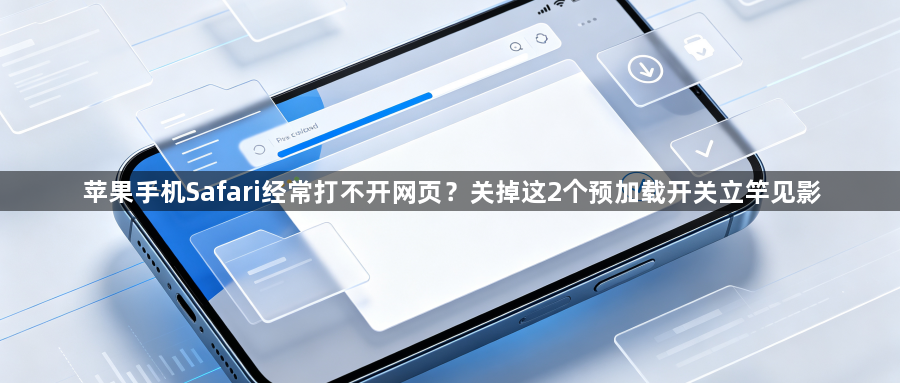 苹果手机Safari经常打不开网页？关掉这2个预加载开关立竿见影1