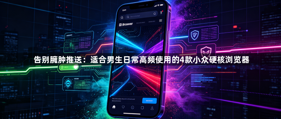 告别臃肿推送：适合男生日常高频使用的4款小众硬核浏览器1