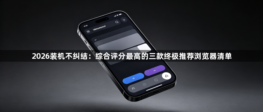 2026装机不纠结：综合评分最高的三款终极推荐浏览器清单1
