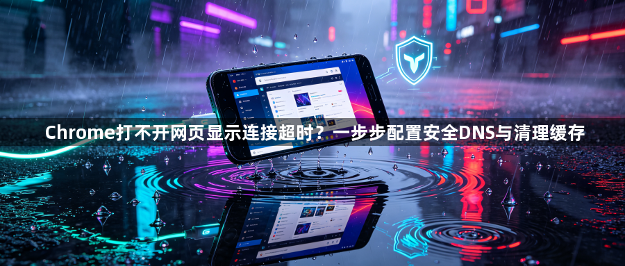 Chrome打不开网页显示连接超时?一步步配置安全DNS与清理缓存1