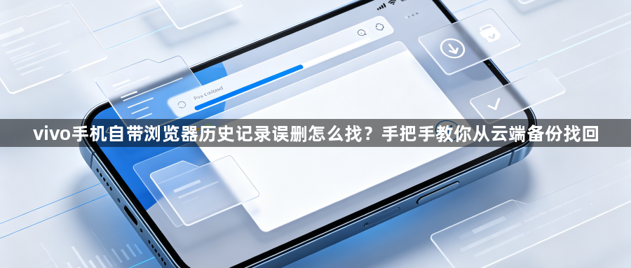 vivo手机自带浏览器历史记录误删怎么找?手把手教你从云端备份找回1