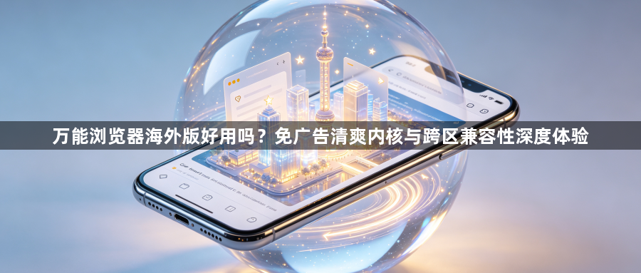 万能浏览器海外版好用吗?免广告清爽内核与跨区兼容性深度体验1