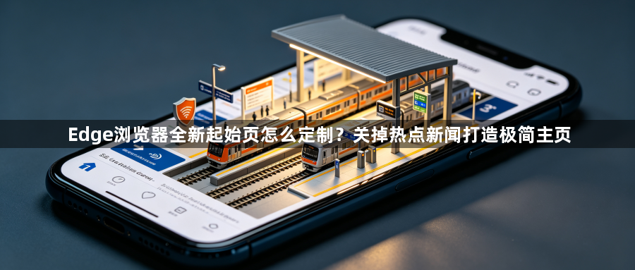 Edge浏览器全新起始页怎么定制？关掉热点新闻打造极简主页1