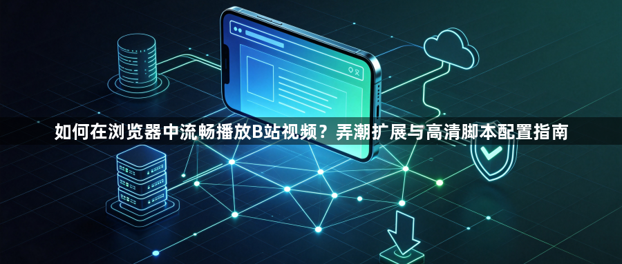 如何在浏览器中流畅播放B站视频？弄潮扩展与高清脚本配置指南1