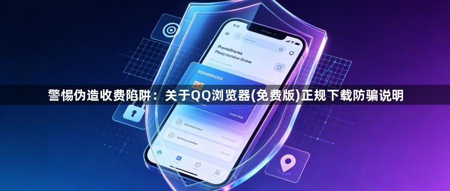 警惕伪造收费陷阱：关于QQ浏览器(免费版)正规下载防骗说明1