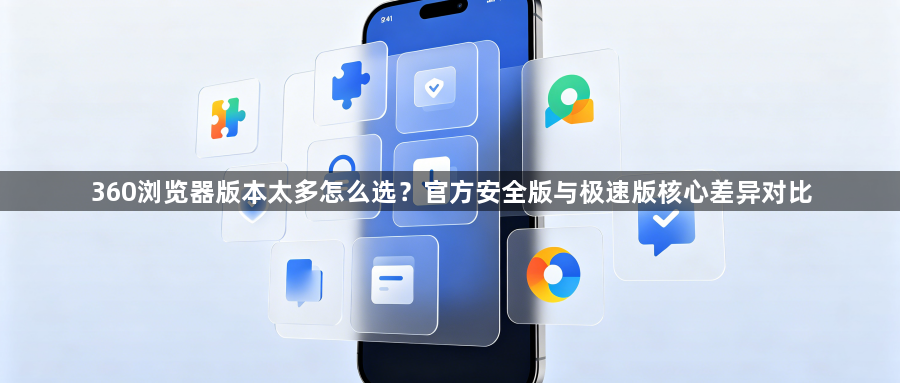 360浏览器版本太多怎么选？官方安全版与极速版核心差异对比1