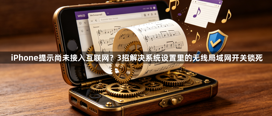 iPhone提示尚未接入互联网？3招解决系统设置里的无线局域网开关锁死1