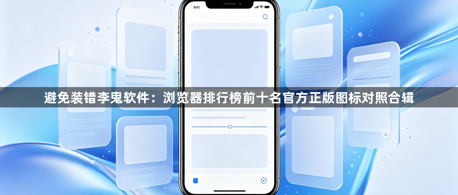 避免装错李鬼软件:浏览器排行榜前十名官方正版图标对照合辑1